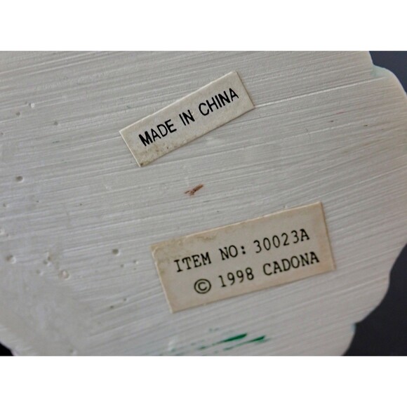 Cadona  Vintage 1998 Pegasus Water Glitter Globe Pink Flowers 3" tall No. 30023A - Picture 7 of 11